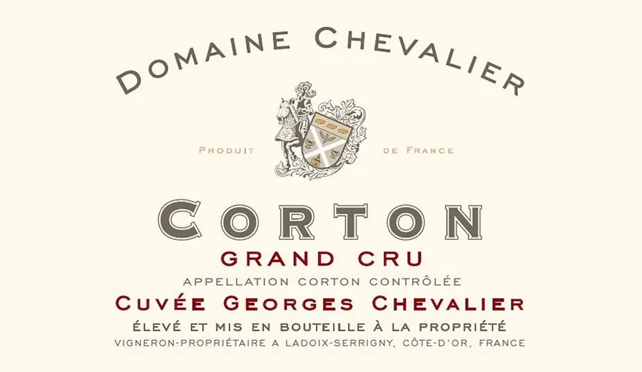 Corton Grand Cru Cuvée Georges Chevalier
