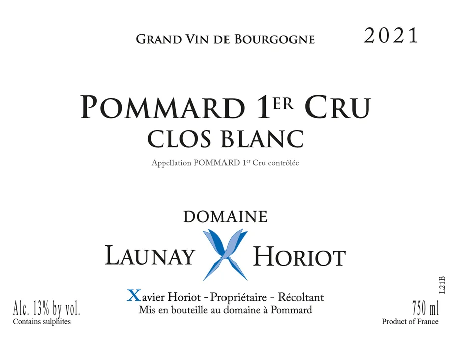 Pommard 1er Cru Clos Blanc