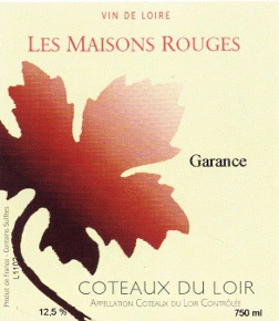 Coteaux du Loir Rouge Garance
