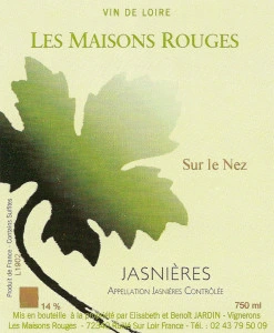 Jasnières Sec Sur le Nez