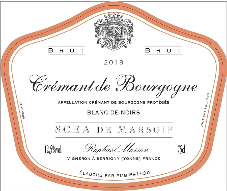 Crémant de Bourgogne Brut Blanc de Noirs