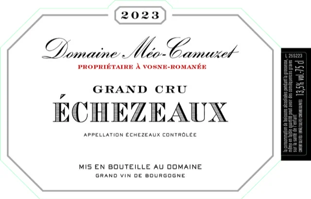 Échezeaux Grand Cru Les Rouges du Bas
