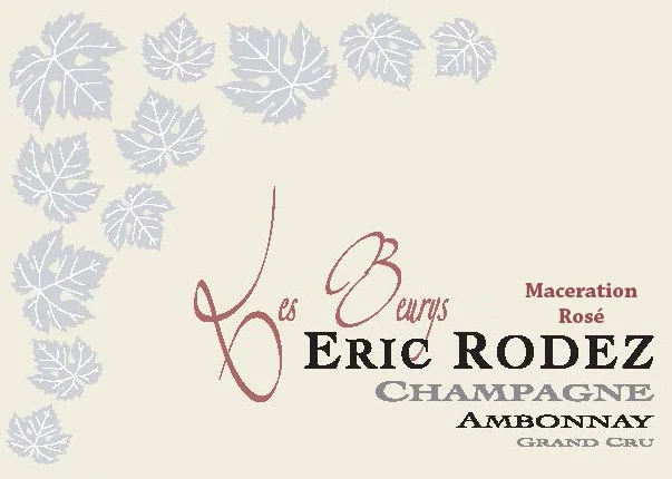Champagne Ambonnay Grand Cru Brut Rosé de Maceration Les Beurys