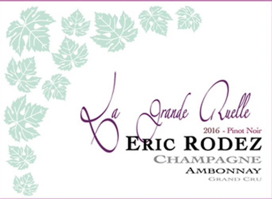 Champagne Pinot Noir La Grande Ruelle Ambonnay Grand Cru