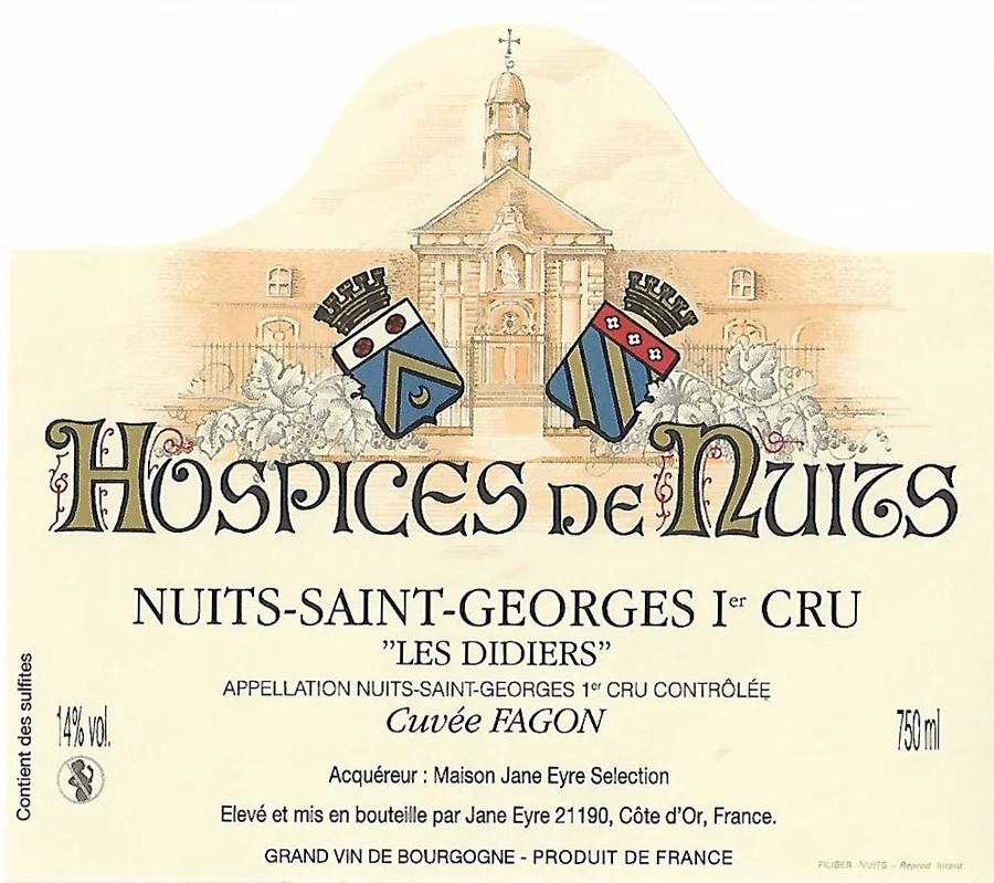 Nuits-Saint-Georges 1er Cru Hospices de Nuits Les Didiers Cuvée Fagon
