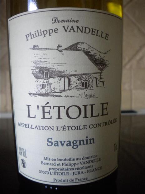 Philippe Vandelle Savagnin L'Etolie 2009